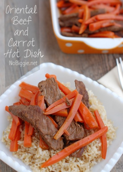 Oriental Beef and Carrot Hot Dish | NoBiggie