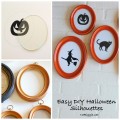 5 Simple Halloween Silhouettes (free Printables) | NoBiggie