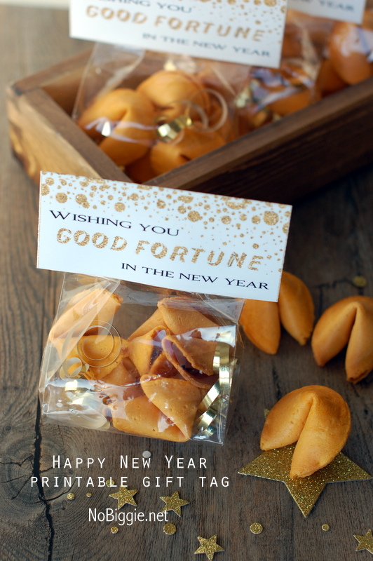 Fortune Cookie Treat Bag Topper Printable