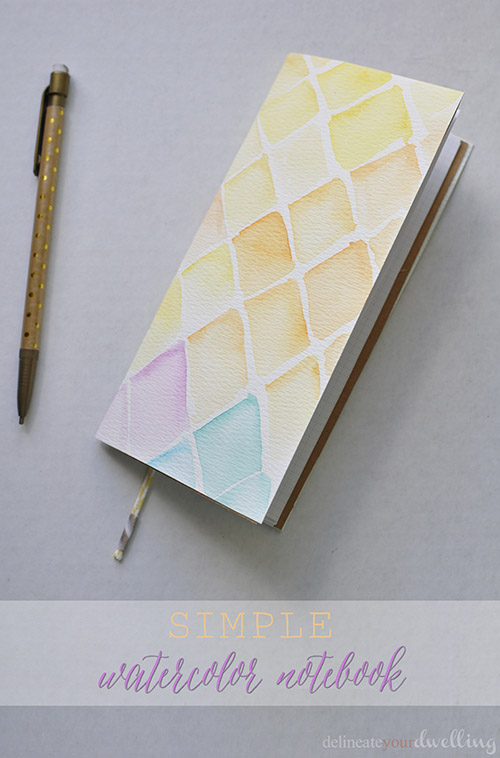Make a Simple Watercolor Notebook