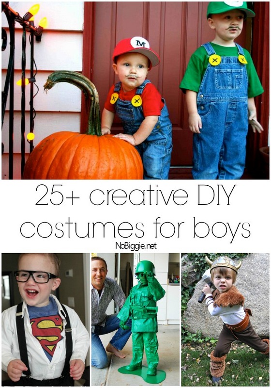 25+ Creative DIY Costumes for Boys NoBiggie