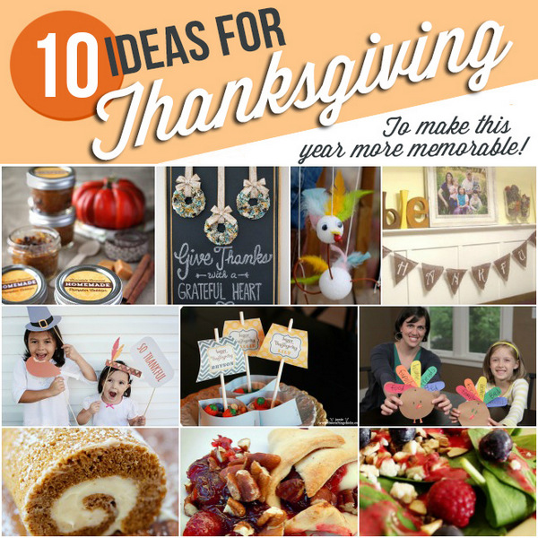 10 fun ideas for Thanksgiving this year