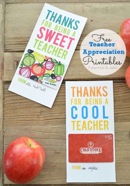 25+ MORE Teacher Appreciation Week Ideas | NoBiggie