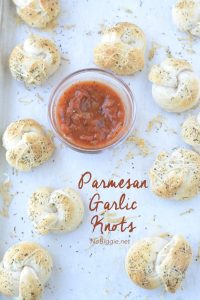 parmesan knots garlic