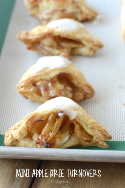 Mini Apple Brie Turnovers | NoBiggie