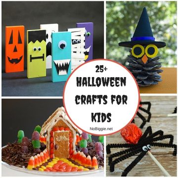 25+ Halloween Crafts for Kids | NoBiggie