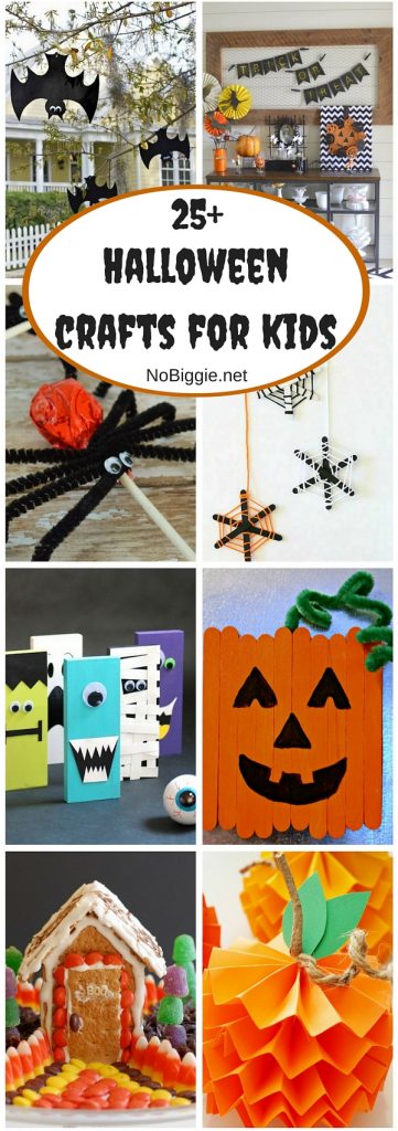 25+ Halloween Crafts for Kids | NoBiggie