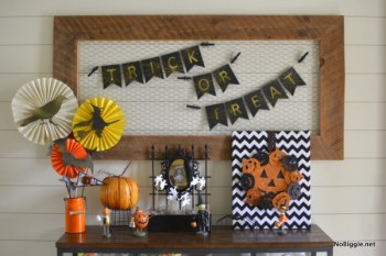 DIY Trick or Treat Halloween Banner | NoBiggie