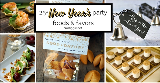 25+ New Year&#039;s Eve party foods and favors