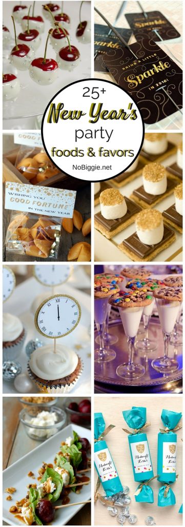 25+ New Year&#039;s Eve Party Foods and Favors | NoBiggie