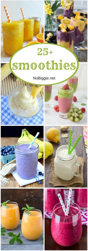 25+ Smoothies | NoBiggie