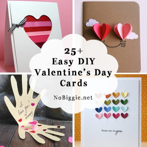 25+ Easy DIY Valentine's Day Cards | NoBiggie