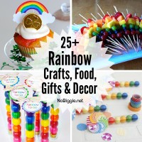 25+ Rainbow Crafts, Food and more