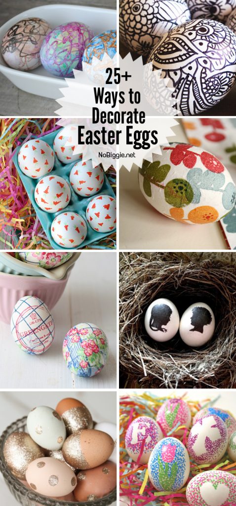 25 Ways To Decorate Easter Eggs Nobiggie 7017