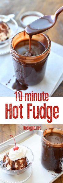 10 Minute Homemade Hot Fudge (with video!) | NoBiggie.net