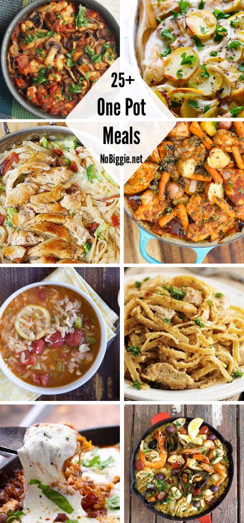 25+ One Pot Meals | NoBiggie