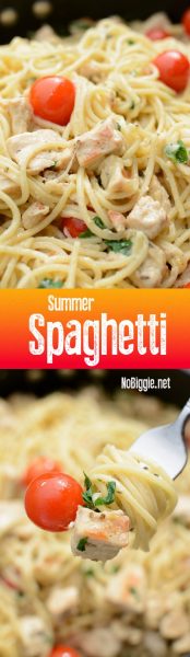 Summer Spaghetti With Chicken 