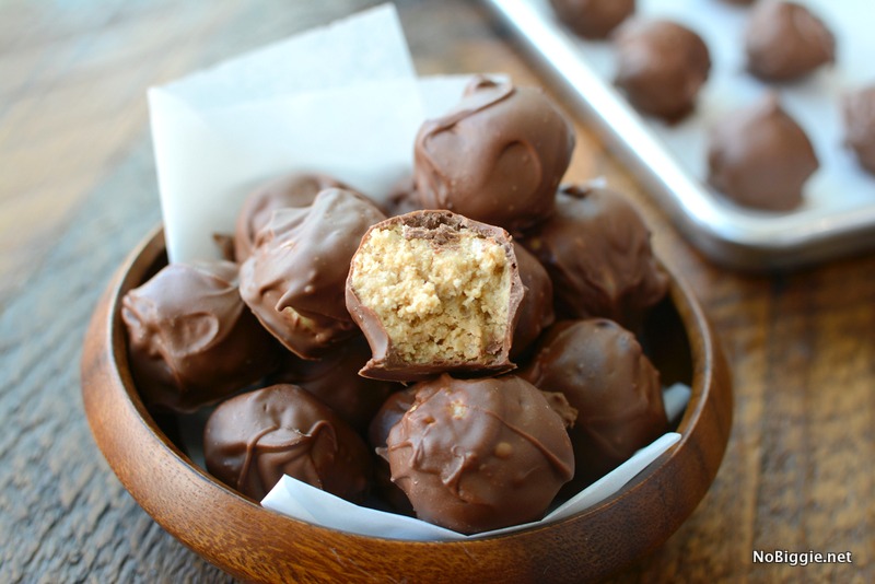 Easy No Bake Peanut Butter Balls | NoBiggie