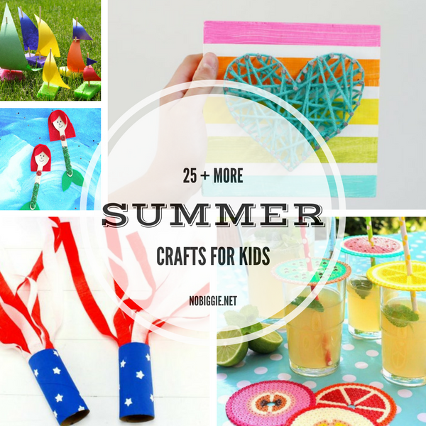 25+ MORE Summer Crafts for Kids | NoBiggie.net