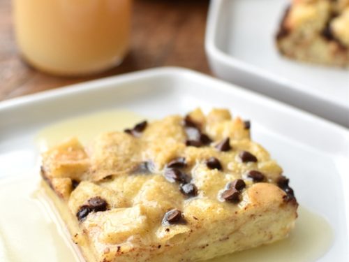 Chocolate Chip Bread Crust Pudding With Video Nobiggie