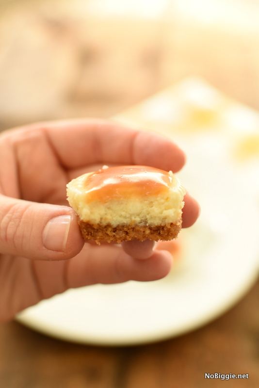 Salted Caramel Cheesecakes | NoBiggie.net