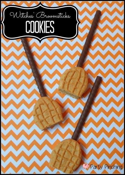 Witches Broom Cookies | 25+ Creative Nutter Butter Cookies