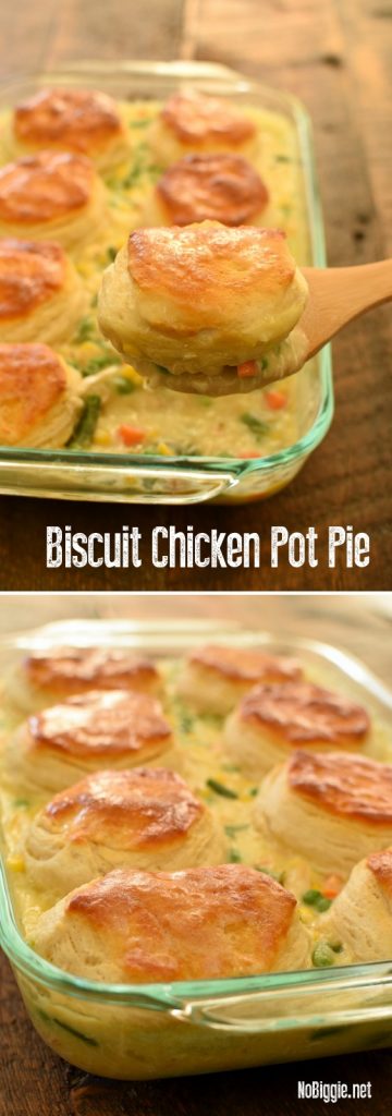 Biscuit Chicken Pot Pie | NoBiggie