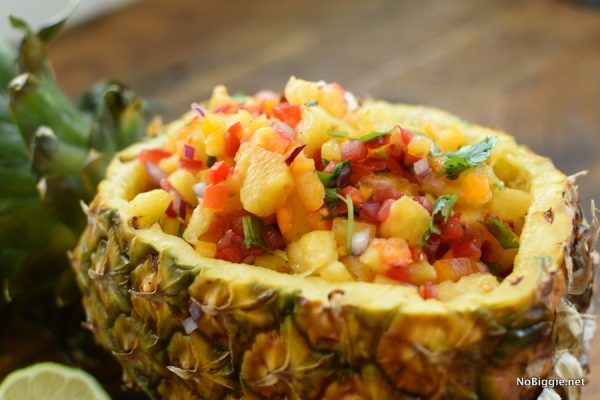 Fresh Pineapple Salsa | NoBiggie