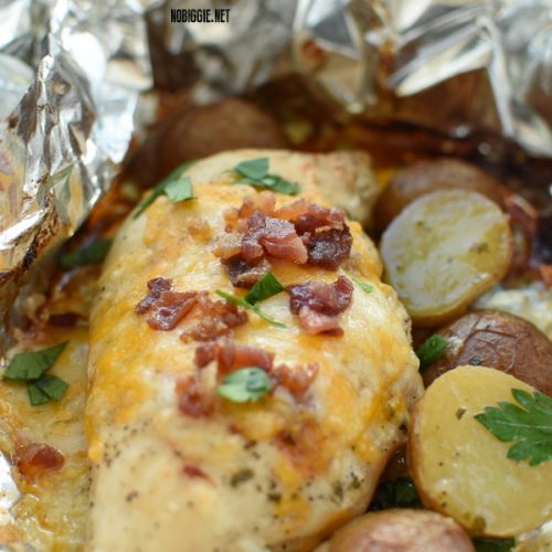 Chicken-Bacon-Ranch Foil Packs Recipe 