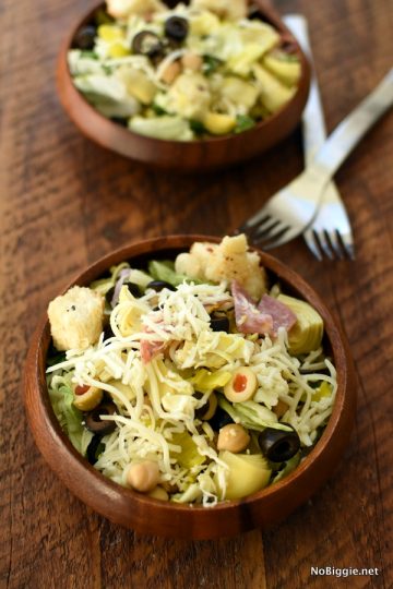 Loaded Italian Salad | NoBiggie